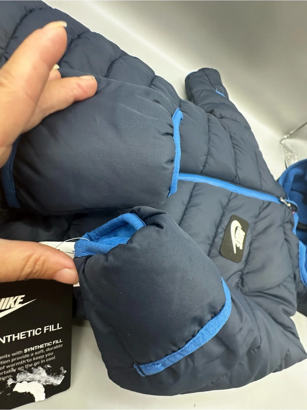 Nike infant baby quilted puffer snowsuit